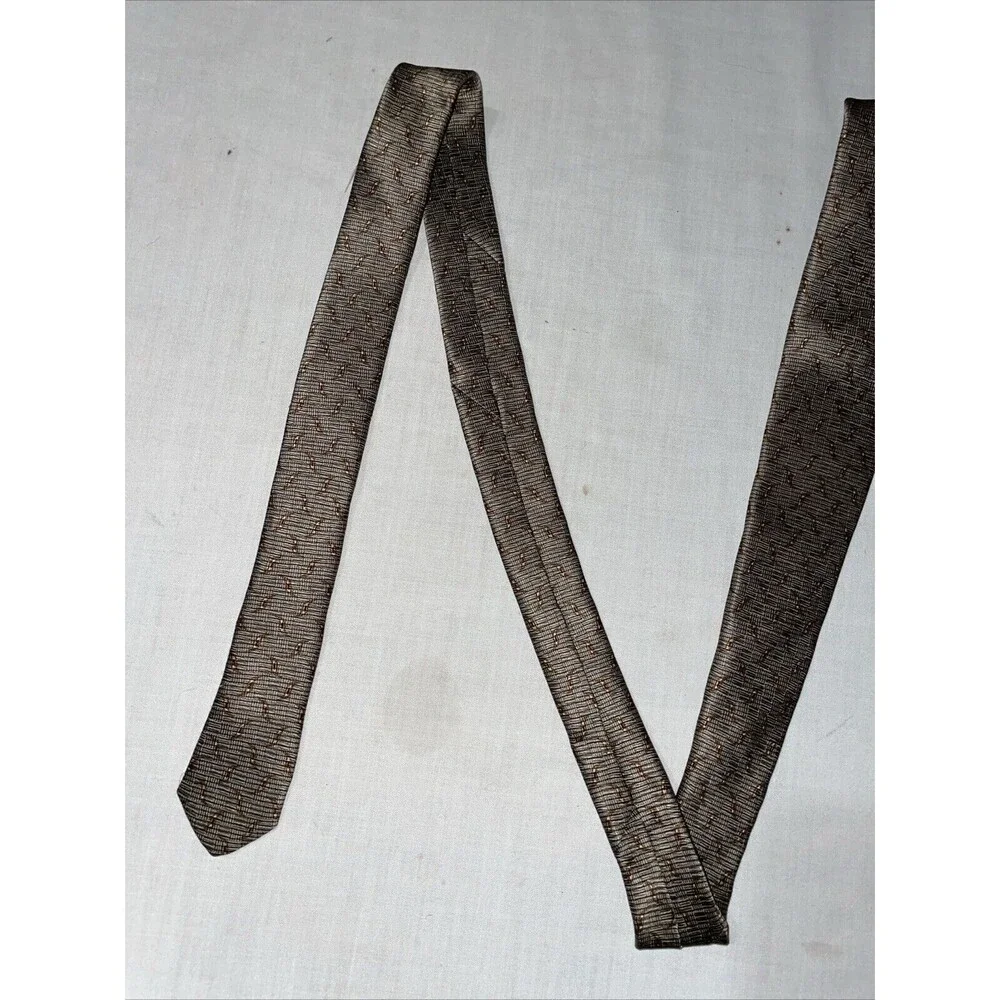 Graham & Lockwood Men’s Dress Tie Size 56” Pewter Business Formal